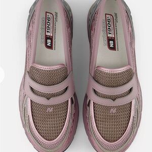 New Balance Women's Pink and Brown Sneakers